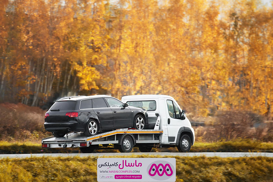 حمل خودرو با بسته بندی در غرب تهران