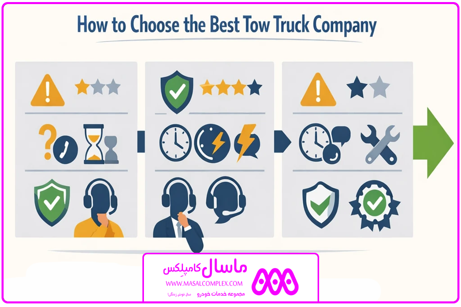 انتخاب شرکت | شماره یدک کش سنگین