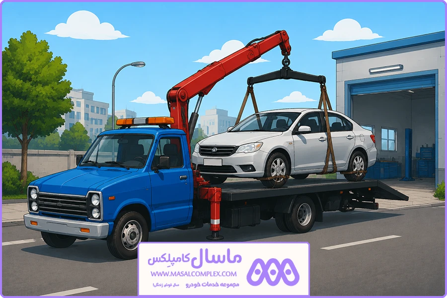 نیسان جرثقیل گیشا | انتقال خودرو به تعمیرگاه یا پارکینگ